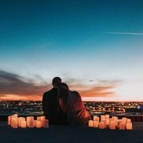 Passeio romântico para o casal